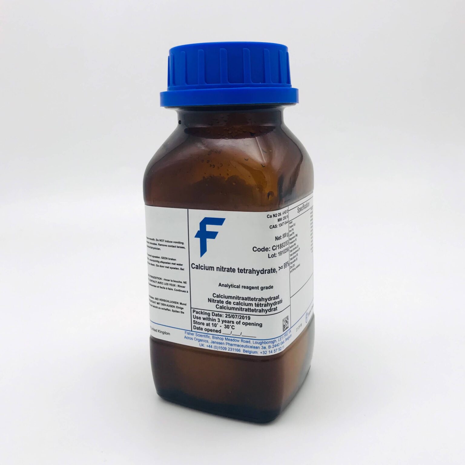 Calcium Nitrate tetrahydrate (AR, Fisher)